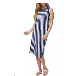 Three Dots Kay Stripe Tank‎ Dress Size Large New with Tags